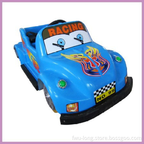 kids PE body steel bottom PU wheel electric car